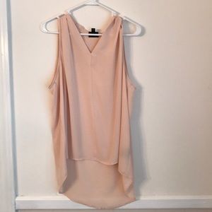 Mossimo tank top blush blouse size XXL
